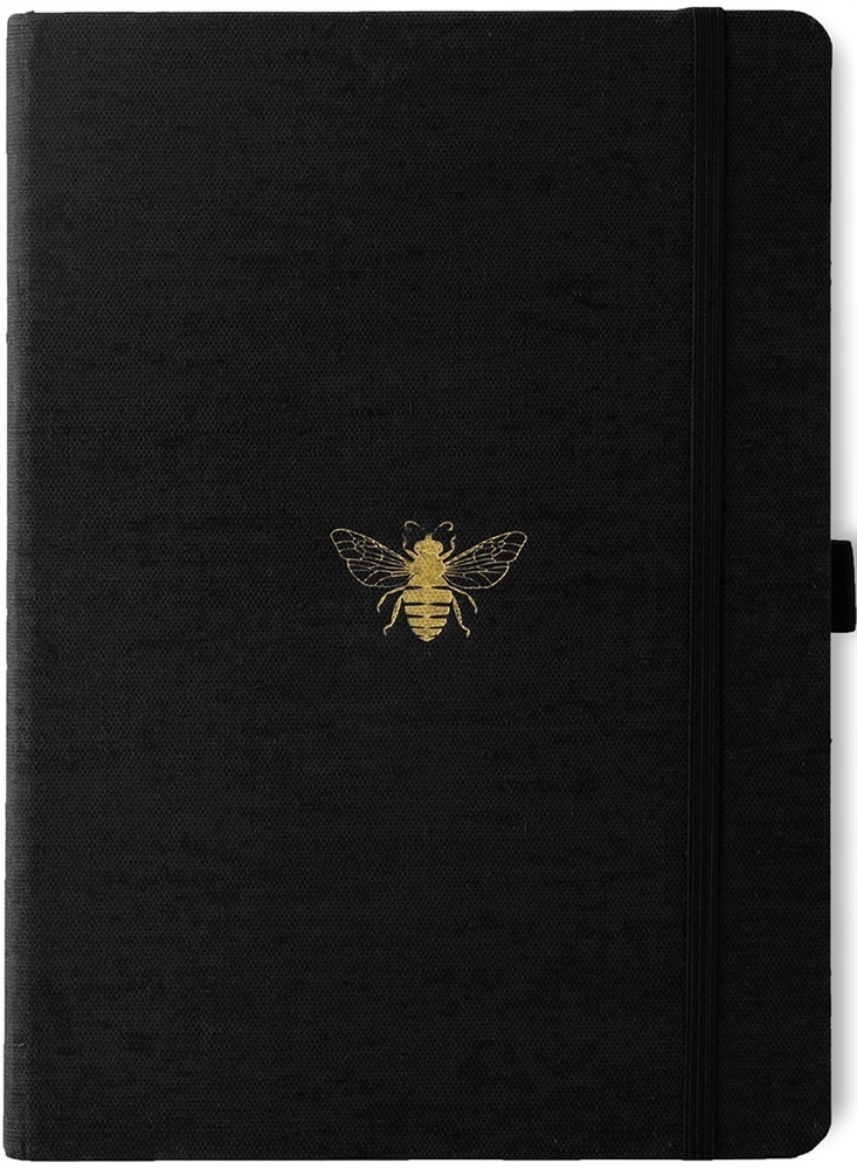 Picture of Dingbats* Pro B5 Black Bee Notebook Lined
