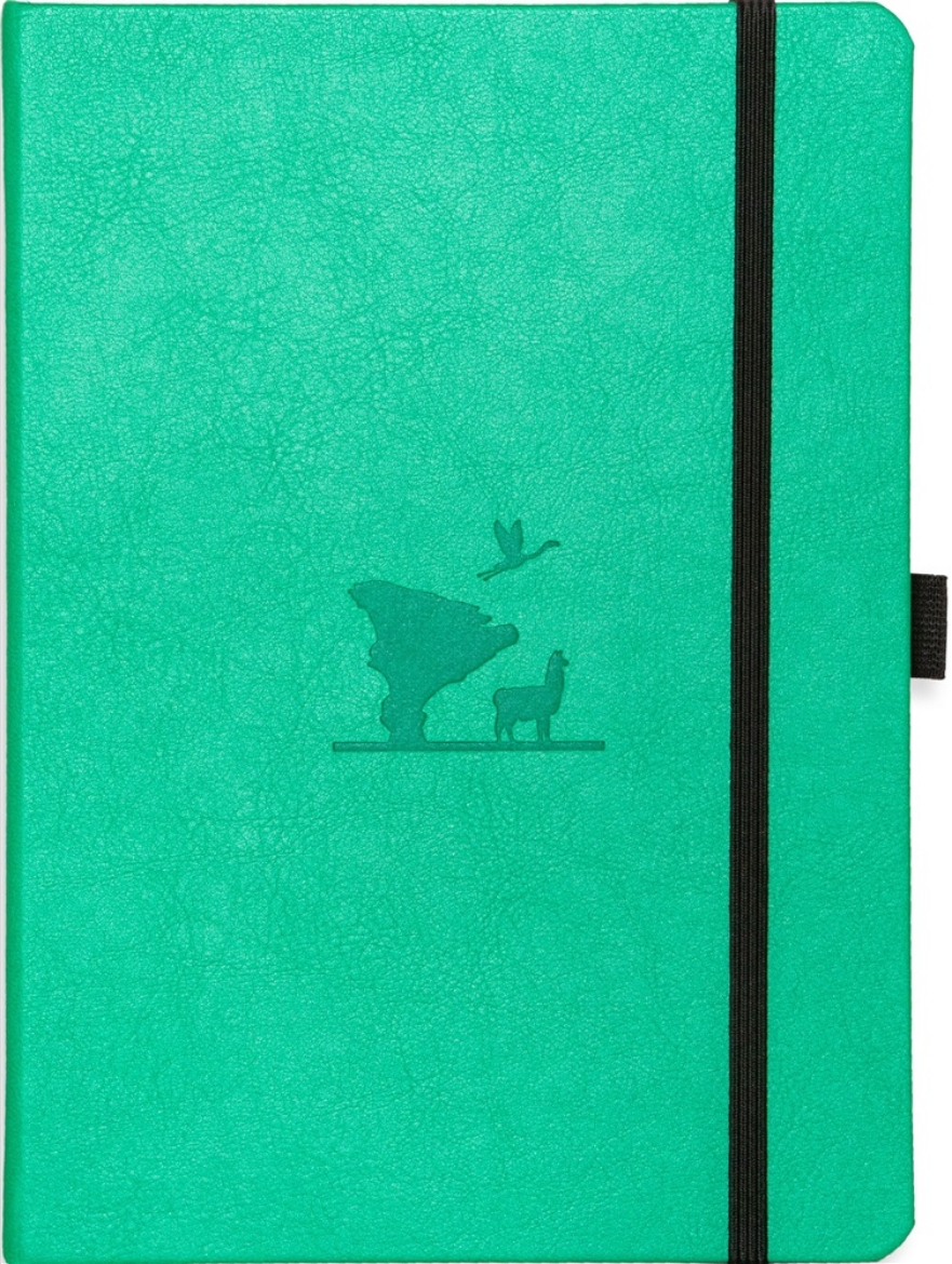 Picture of Dingbats* Earth A5+ Emerald Eduardo Avaroa Notebook - Dotted