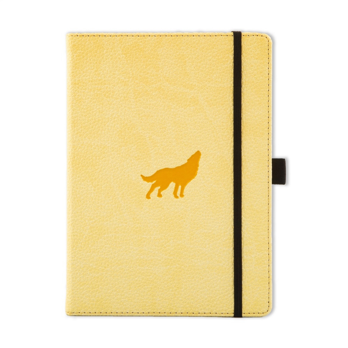 Picture of Dingbats* Wildlife A5+ Cream Wolf Notebook – Plain