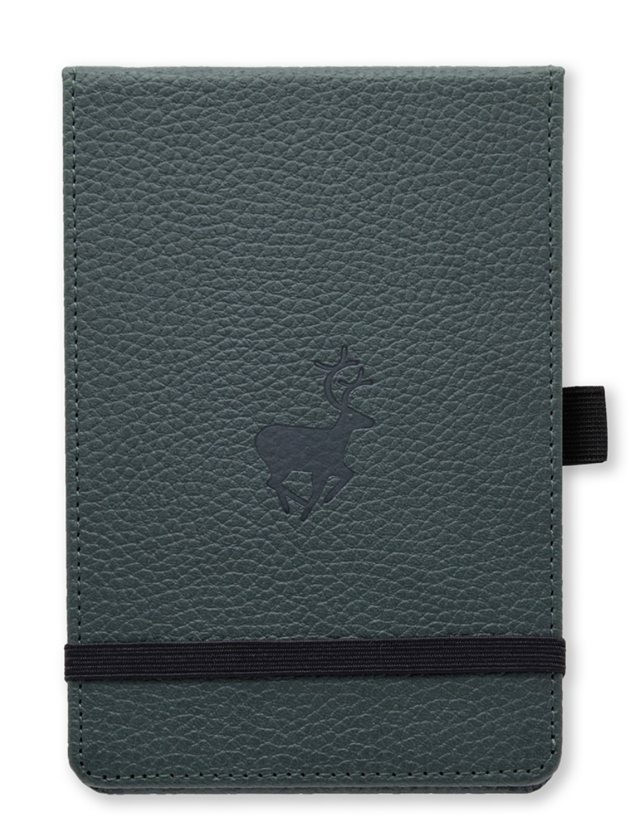 Picture of Dingbats* Wildlife A6+ Reporter Lined - Green Deer Notebook