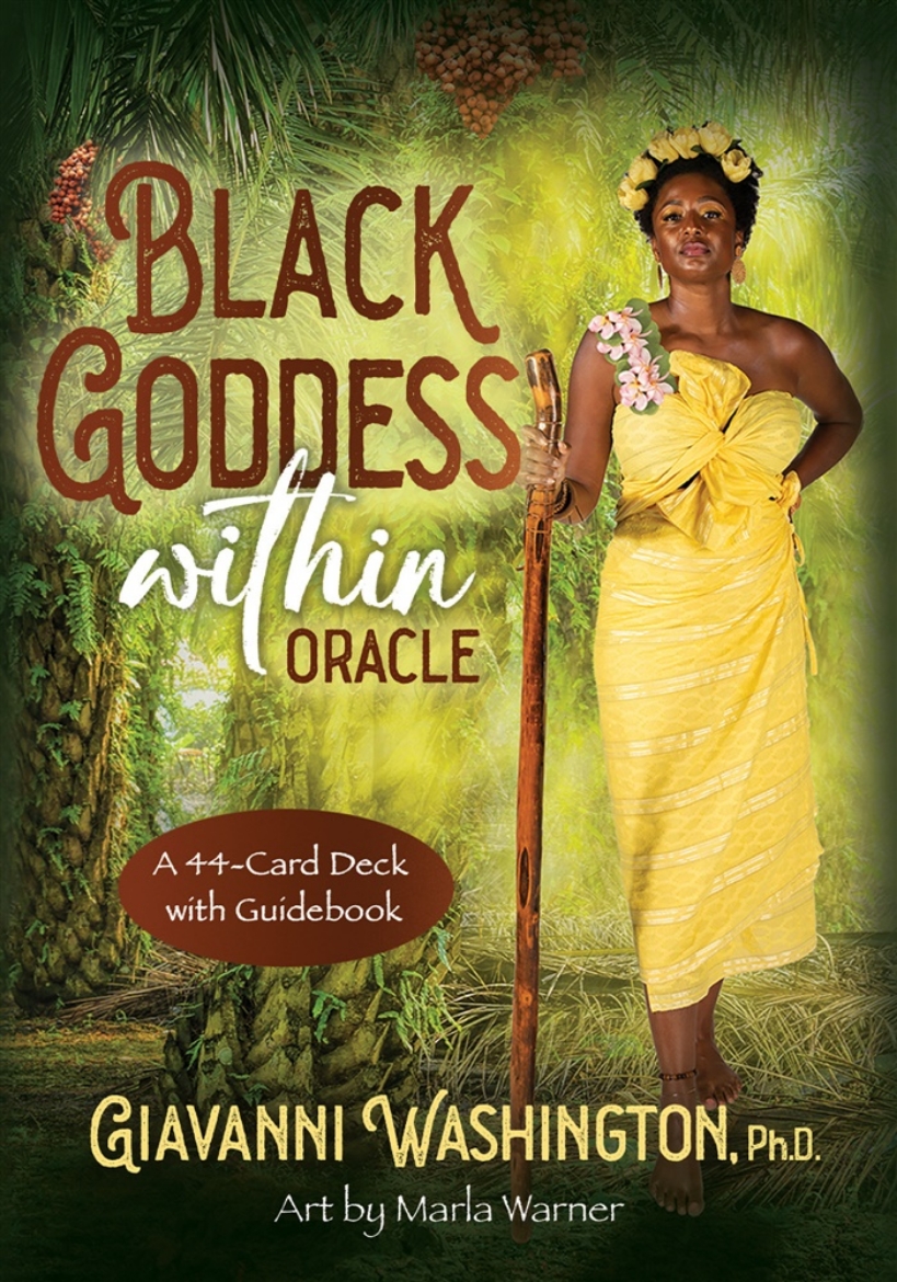 Picture of Black Goddess within Oracle Deck