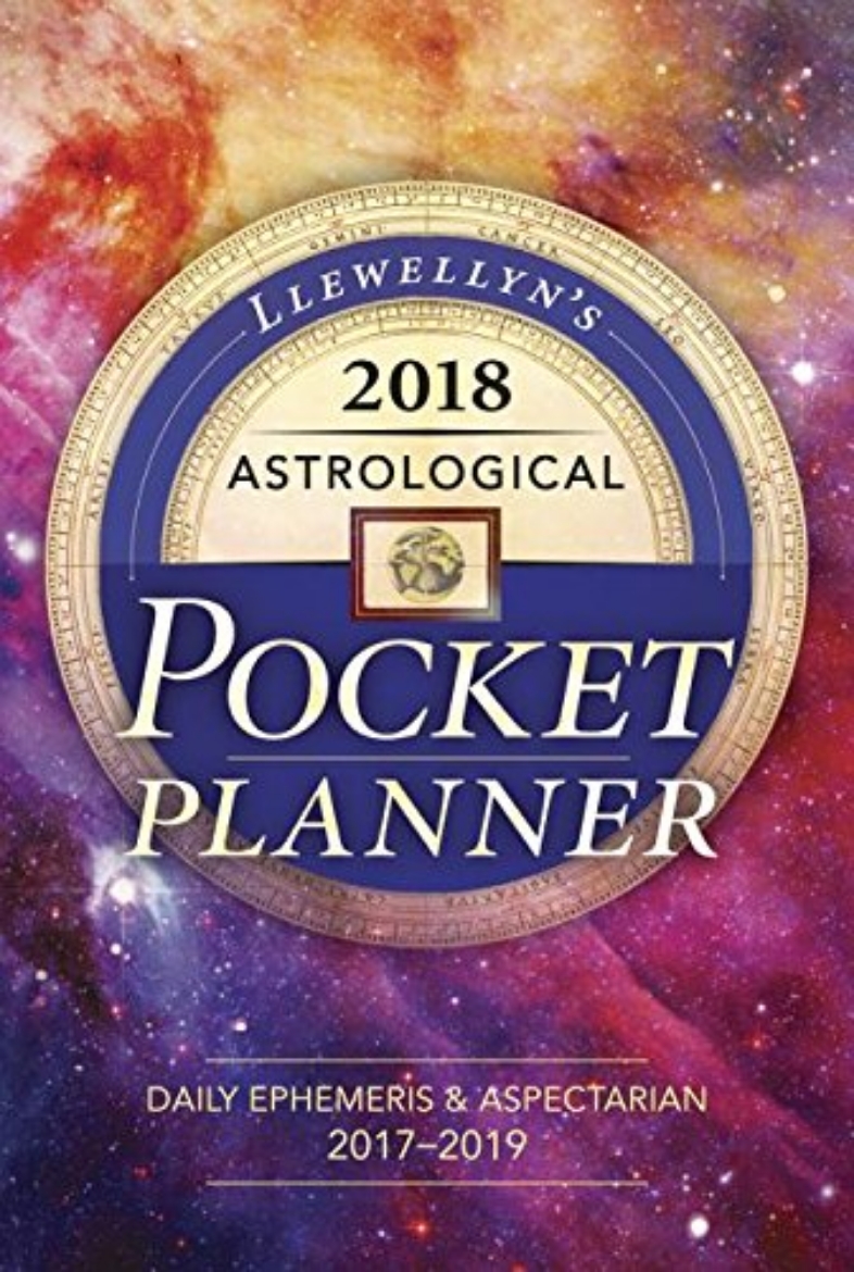 Picture of Llewellyns astrological pocket planner 2018 - daily ephemeris and aspectari