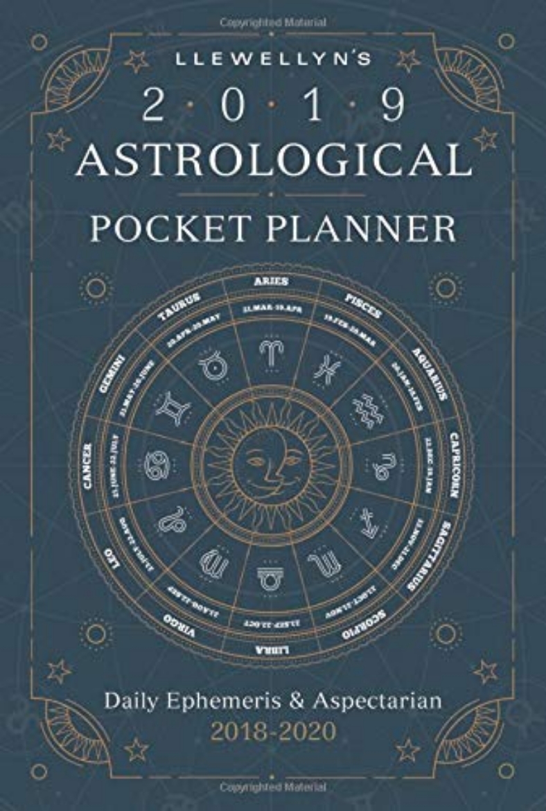 Picture of Llewellyns 2019 astrological pocket planner - daily ephemeris and aspectari
