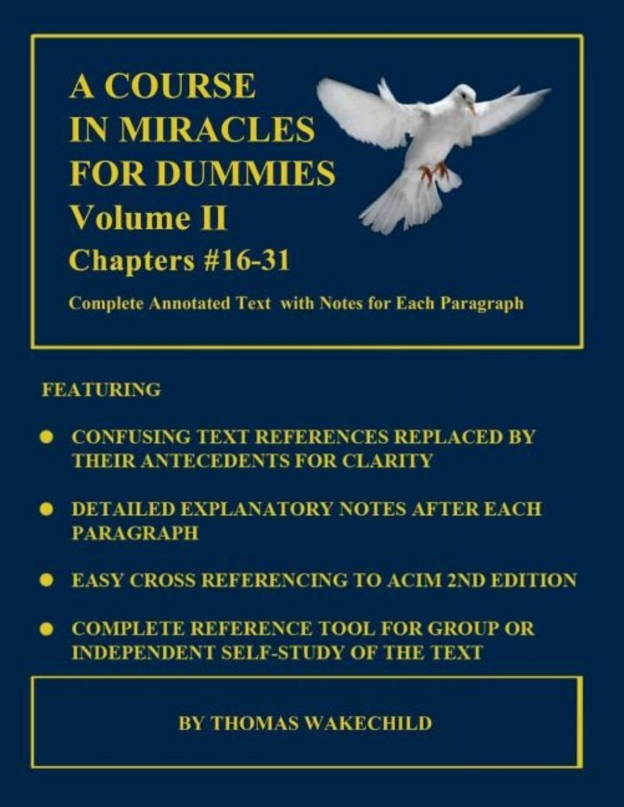Picture of A Course in Miracles for Dummies: Volume II