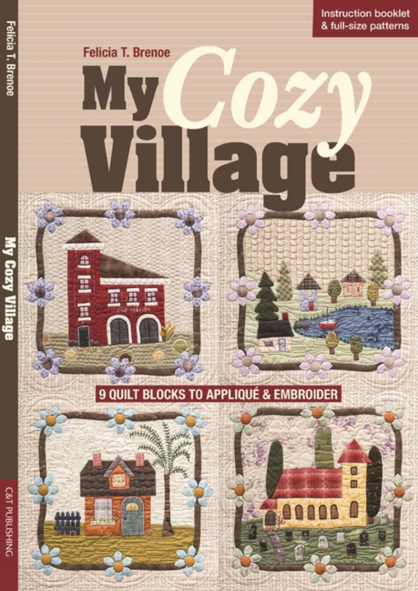 Picture of My cozy village - 9 quilt blocks to applique & embroider