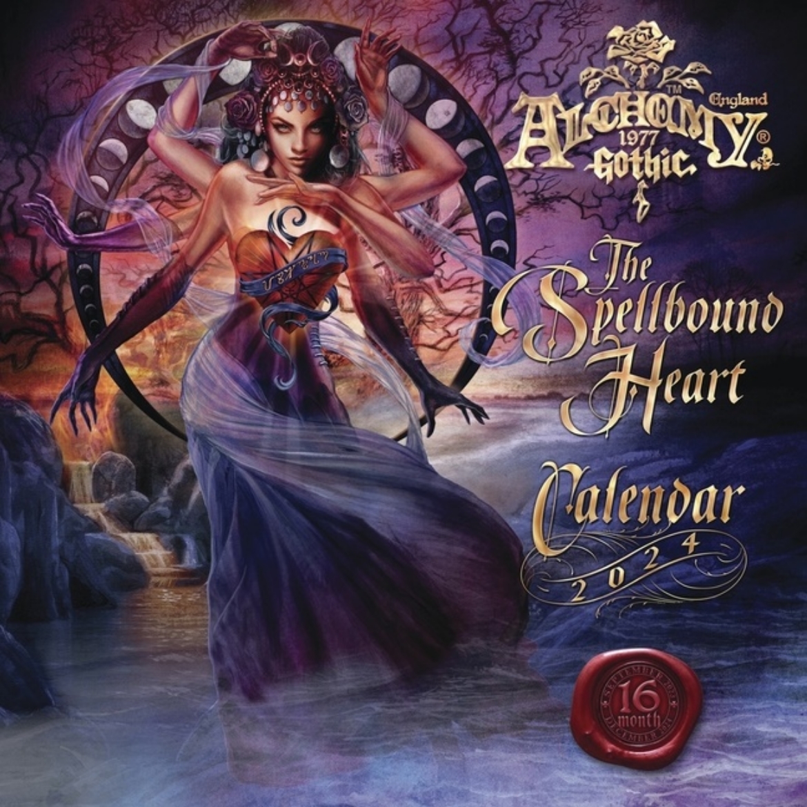 Picture of Alchemy 1977 Gothic: The Spellbound Heart 2024 Calendar
