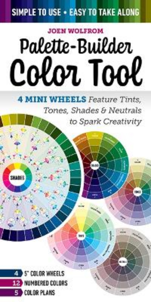Picture of Palette-Builder Color Tool: 4 Mini Wheels Feature Tints, Tones, Shades  Neutrals to Spark Creativity