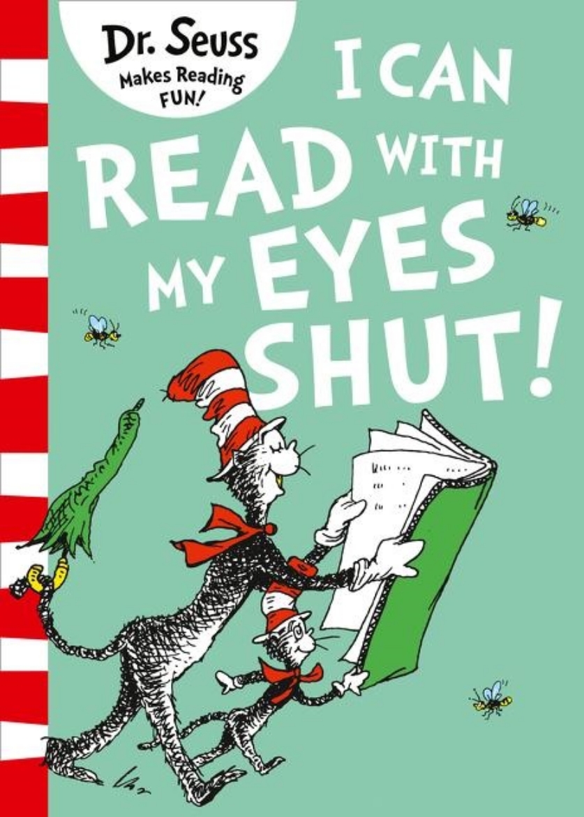 Picture of I can read with my eyes shut