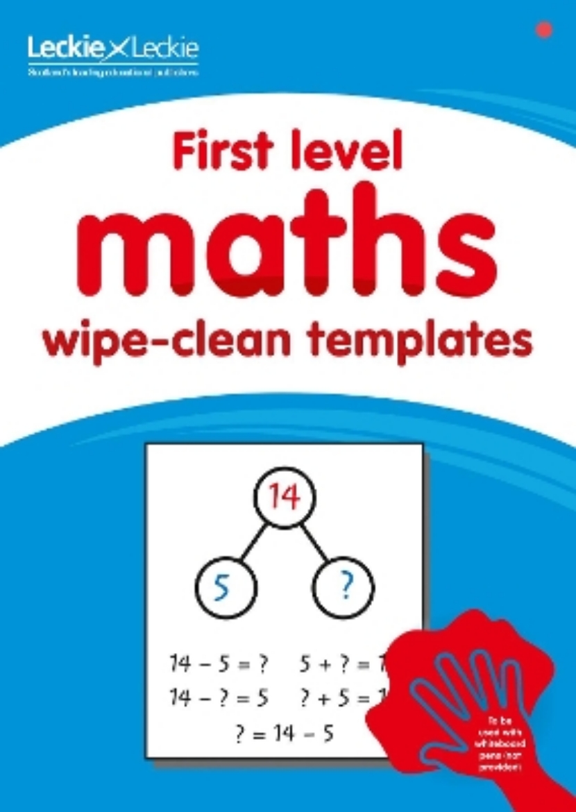 Picture of First Level Maths : wipe-clean templates
