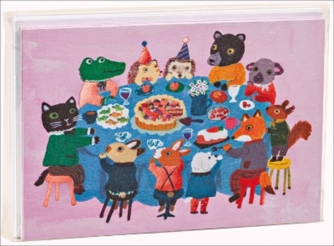 Picture of Dinner With Friends Big Notecard Set