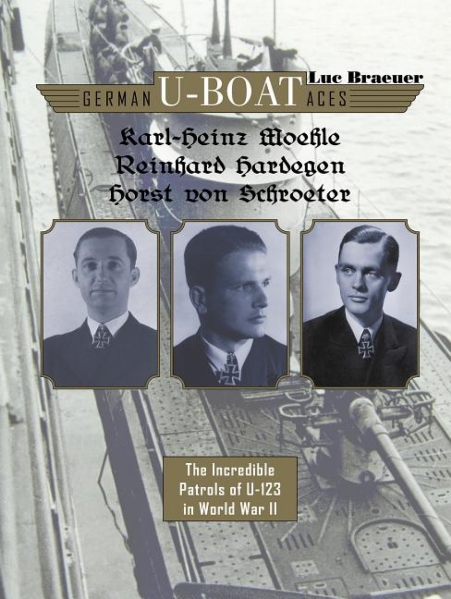 Picture of German U-Boat Aces Karl-Heinz Moehle, Reinhard Hardegen & Ho