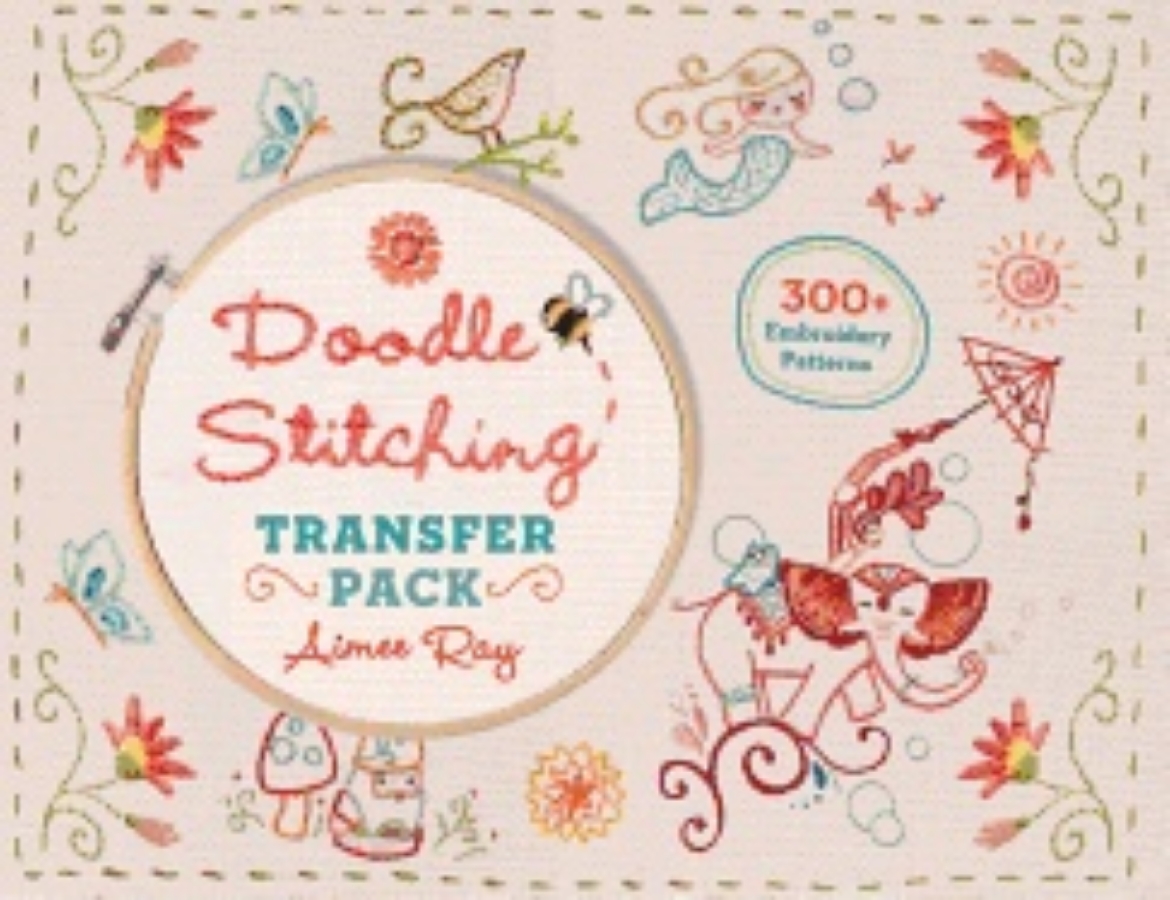 Bild på Doodle stitching transfer pack - 300+ embroidery patterns
