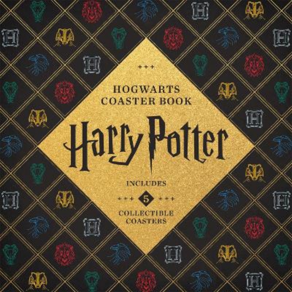 Picture of Harry Potter Hogwarts Coaster Book: Gryffindor, Ravenclaw, Hufflepuff, Slytherin