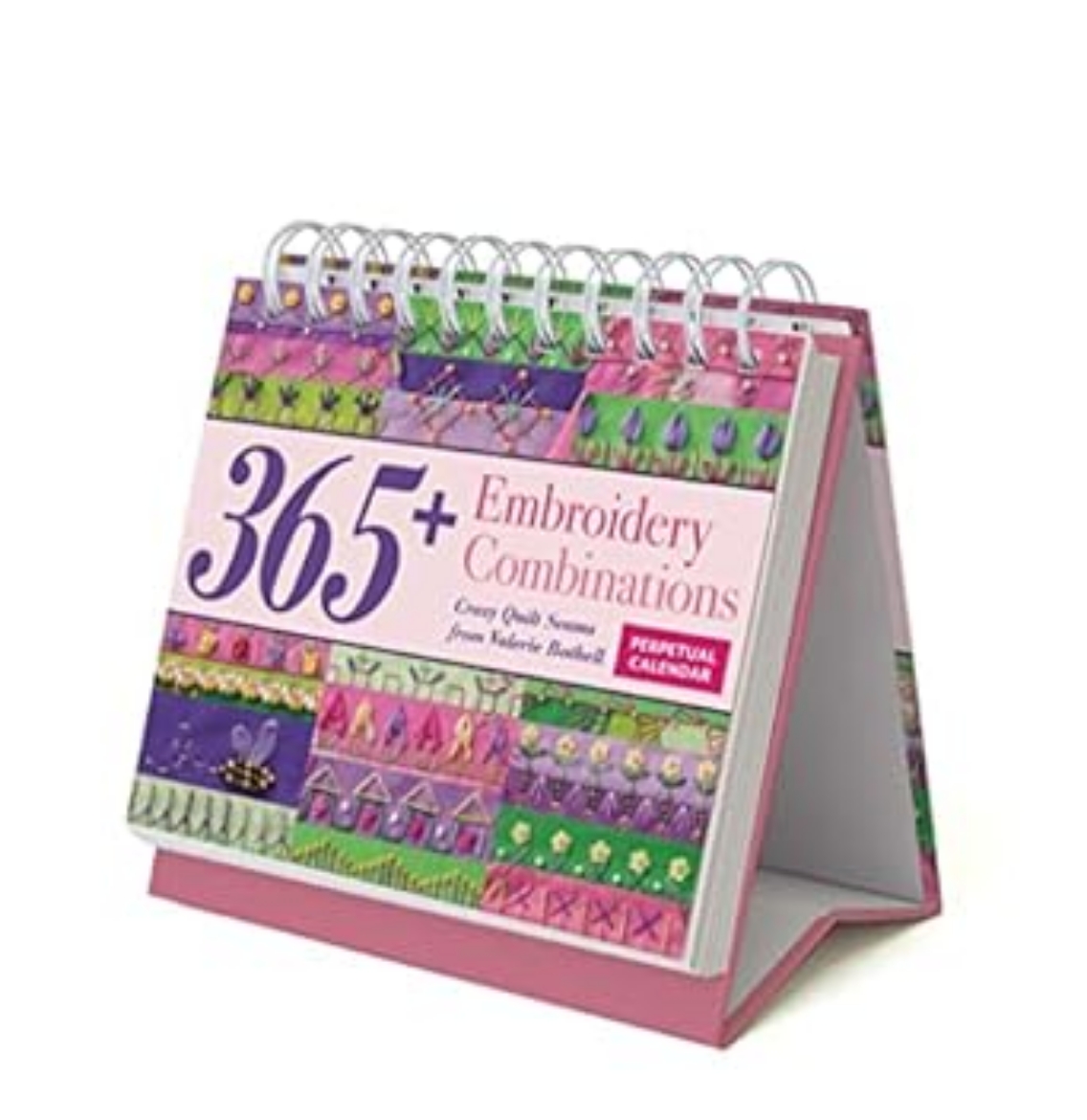 Picture of Embroidery Combinations Perpetual Calendar: 365 Crazy Quilt Seams from Valerie Bothell