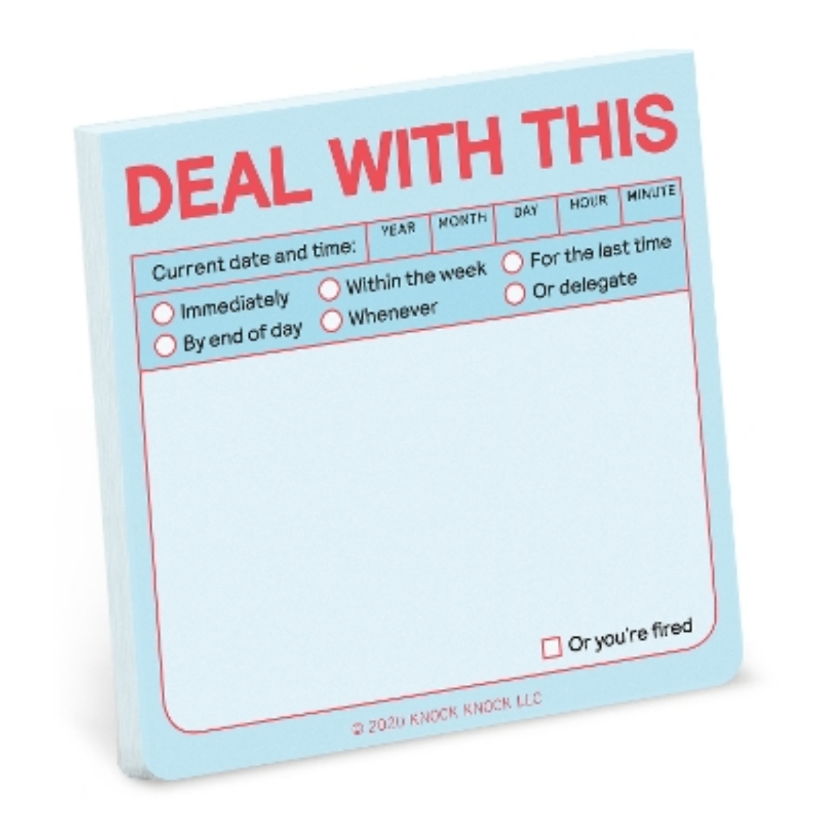 Picture of Knock Knock Deal with This Sticky Note (Pastel Edition)