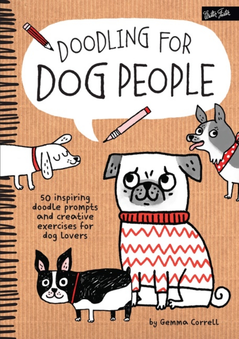 Picture of Doodling for dog people - 50 inspiring doodle prompts and creative exercise