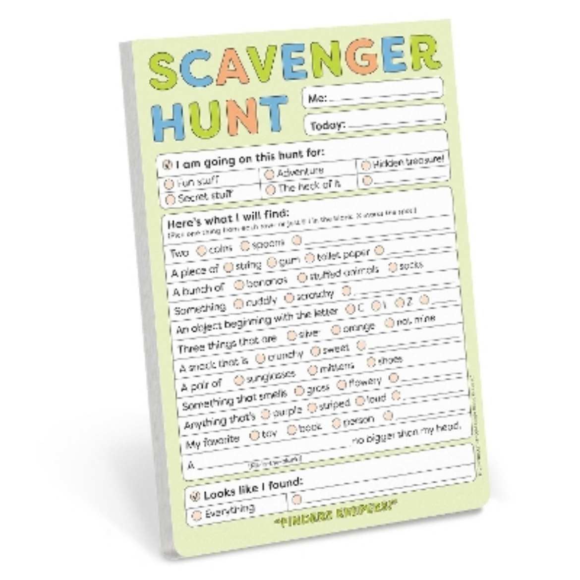 Picture of Knock Knock Kids Scavenger Hunt Playtime Pads