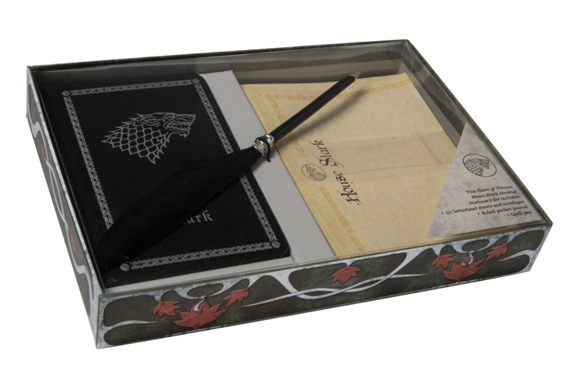 Picture of Game of Thrones: House Stark: Desktop Stationery Set (With Pen)