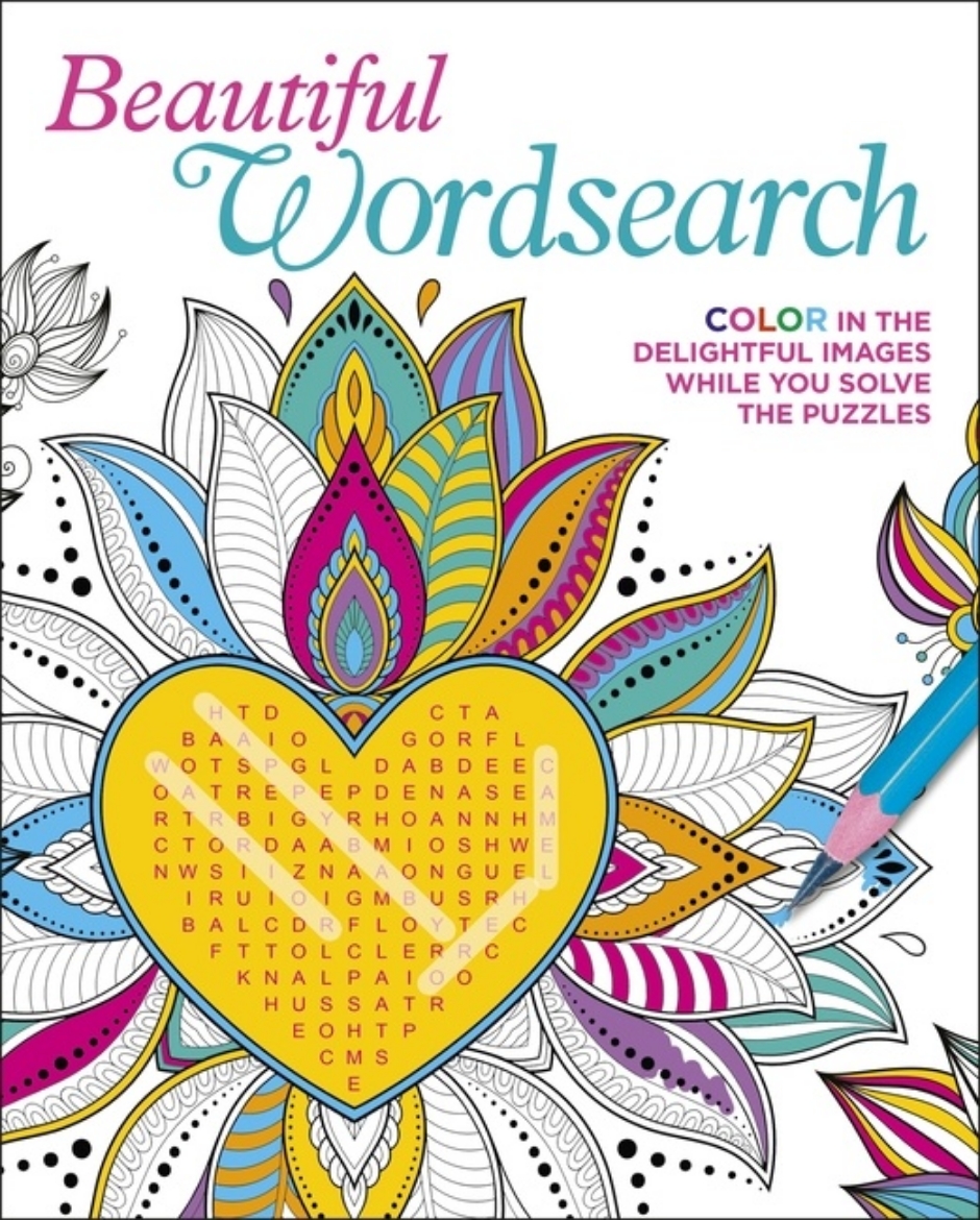 Picture of Beautiful Wordsearch: Color in the Delightful Images While Y