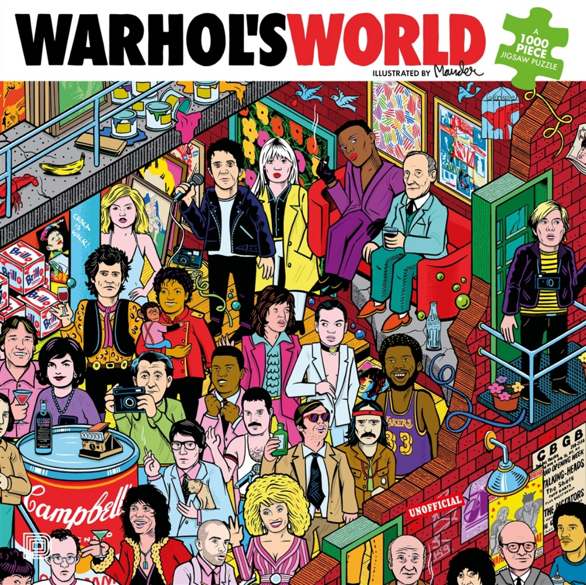 Picture of Warhol's World: A 1000 Piece Jigsaw Puzzle
