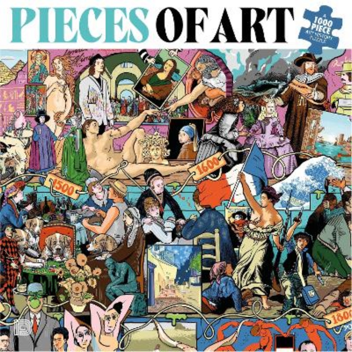 Picture of Pieces of Art: A 1000 Piece Art History Puzzle