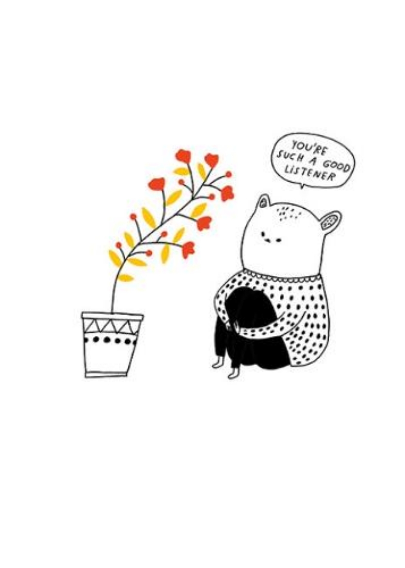 Picture of Good Listener - Ms103 : 6 Greeting Card Pack