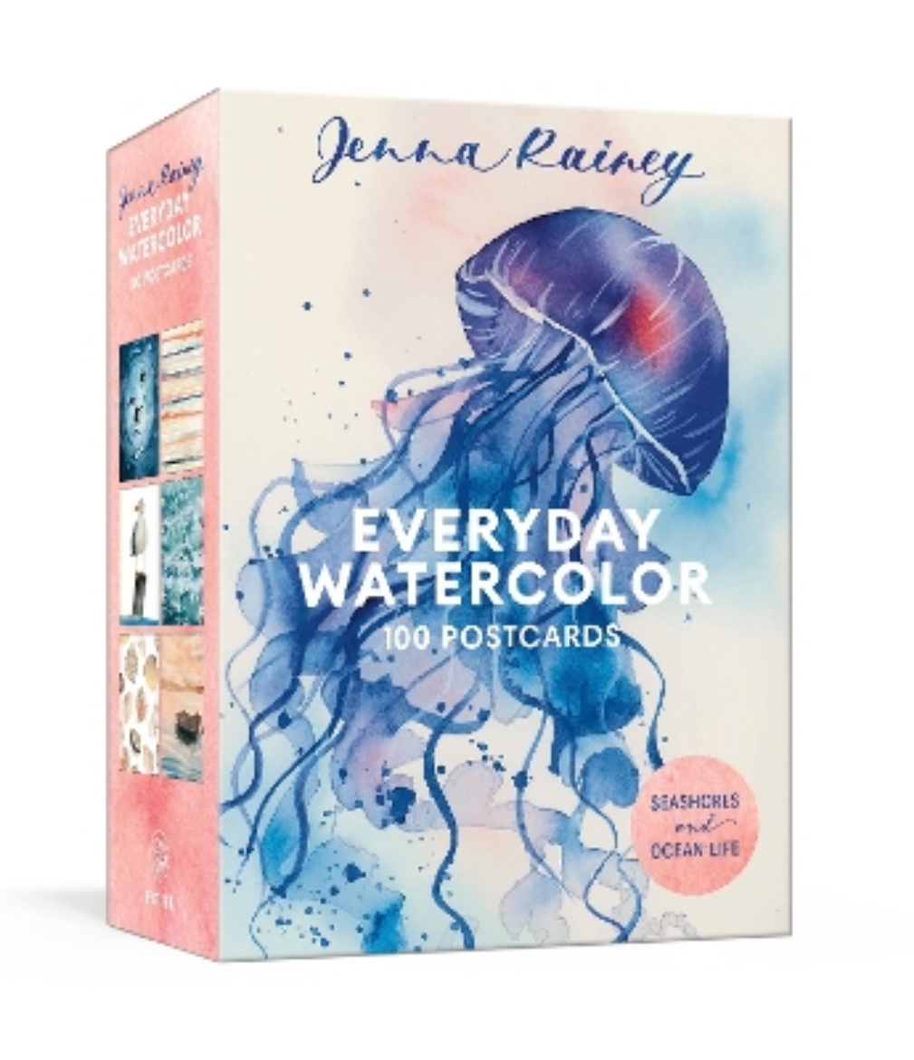 Picture of Everyday Watercolor 100 Postcards: Seashores and Ocean Life