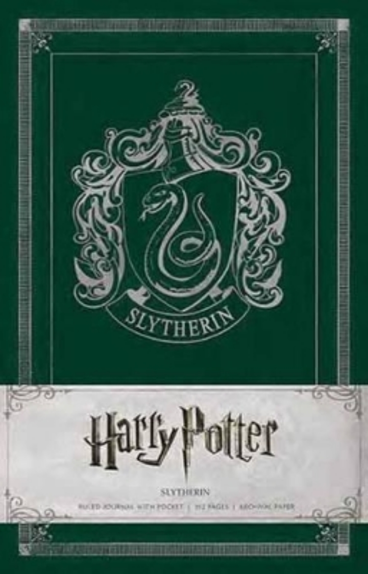 Picture of Harry potter slytherin hardcover ruled journal
