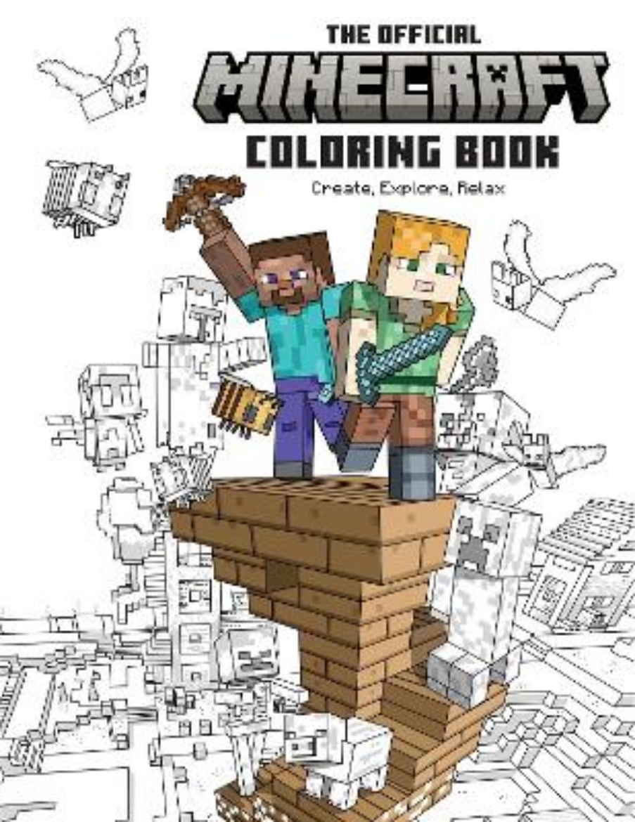Picture of Official Minecraft Coloring Book: Create, Explore, Relax!: Colorful Storytelling for Advanced Artists