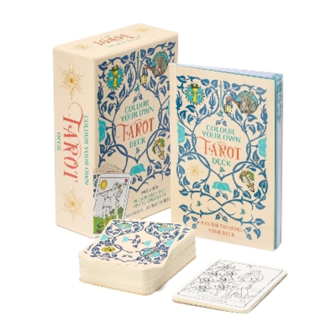 Picture of Colour Your Own Tarot Book & Card Deck: Includes 78 cards to colour in and a 64-page book