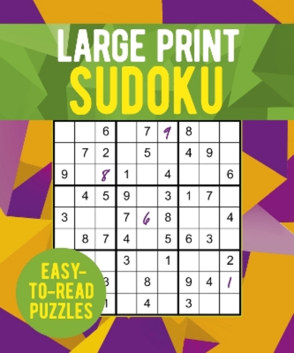 Picture of Large Print Sudoku: Over 250 Easy-to-Read Puzzles