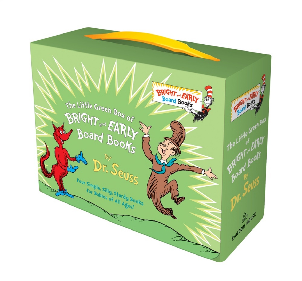 Picture of Little Green Boxed Set of Bright and Early Board Books: Fox in Socks; Mr. Brown Can Moo! Can You?; There's a Wocket in My Pocket!; Dr. Seuss's ABC