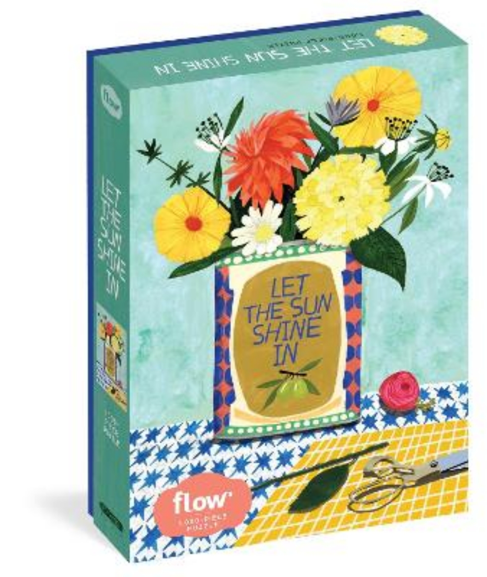 Bild på Let the Sun Shine In 1,000-Piece Puzzle: (Flow) for Adults Families Picture Quote Mindfulness Game Gift Jigsaw 26 3/8” x 18 7/8”