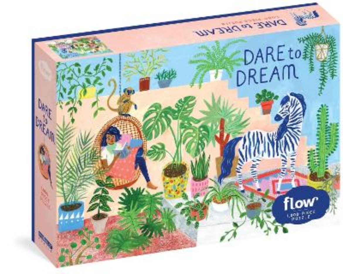 Bild på Dare to Dream 1,000-Piece Puzzle: (Flow) for Adults Families Picture Quote Mindfulness Game Gift Jigsaw 26 3/8” x 18 7/8”