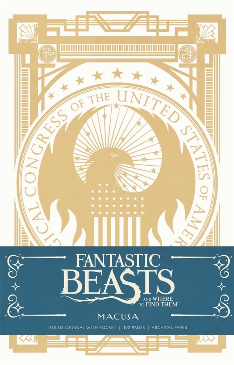 Bild på Fantastic beasts and where to find them: macusa hardcover ruled journal