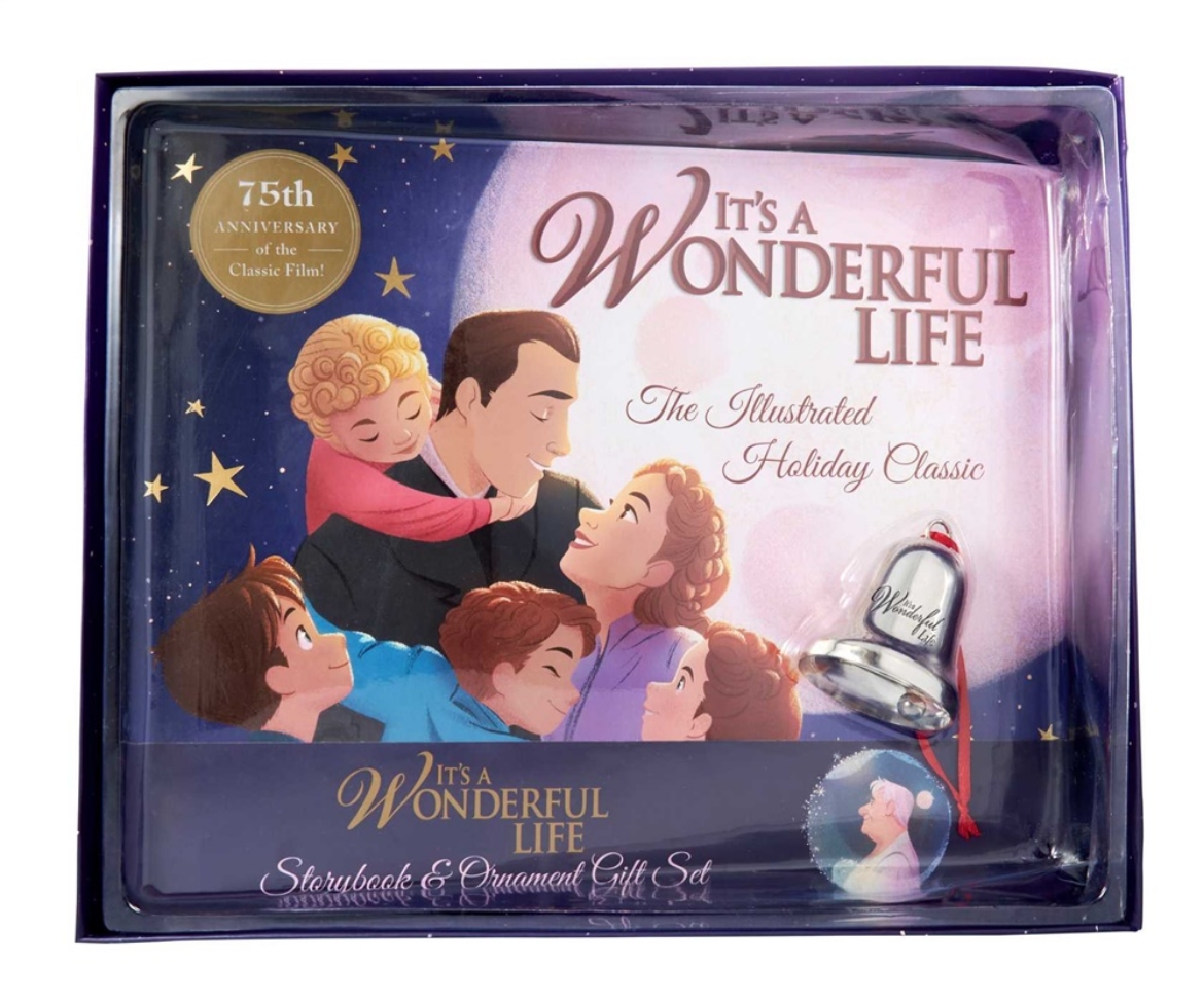 Bild på It's a Wonderful Life: The Illustrated Holiday Classic Gift Set: (Christmas Gift Set, Christmas Bell Ornament, Classic Movie Picture Book)