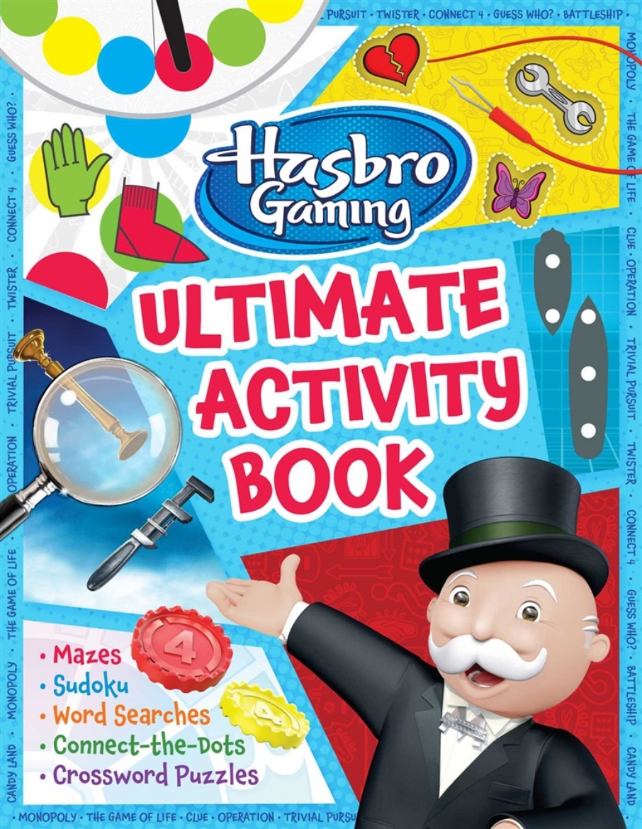 Bild på Hasbro Gaming Ultimate Activity Book: (Hasbro Board Games, Kid's Game Books, Kids 8-12, Word Games, Puzzles, Mazes)