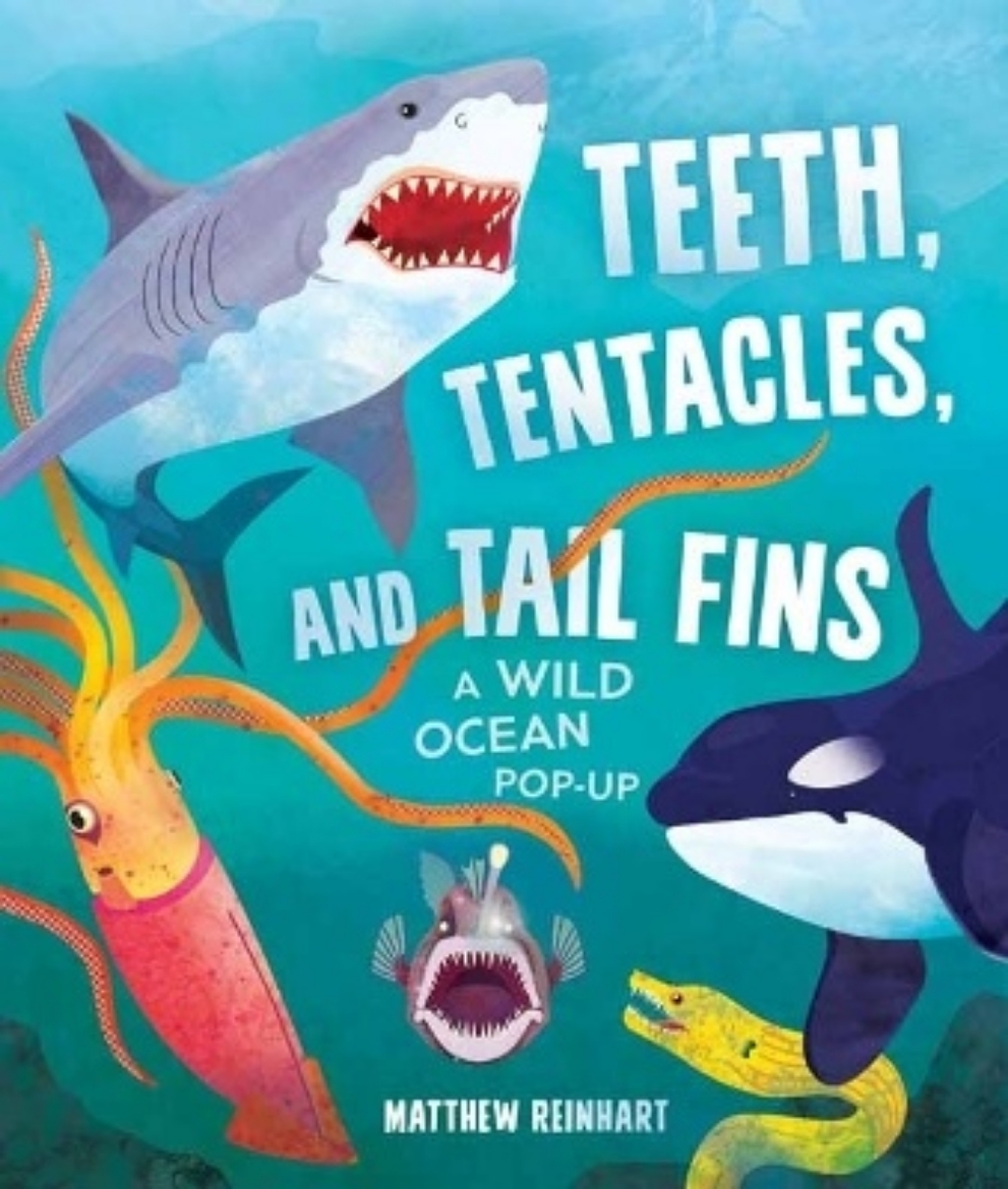 Bild på Teeth, Tentacles, and Tail Fins: A Wild Ocean Pop-Up
