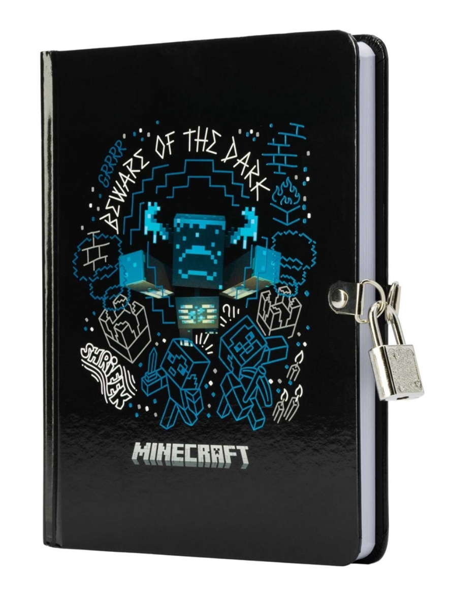 Picture of Minecraft: Beware of the Dark Invisible Ink Lock & Key Diary