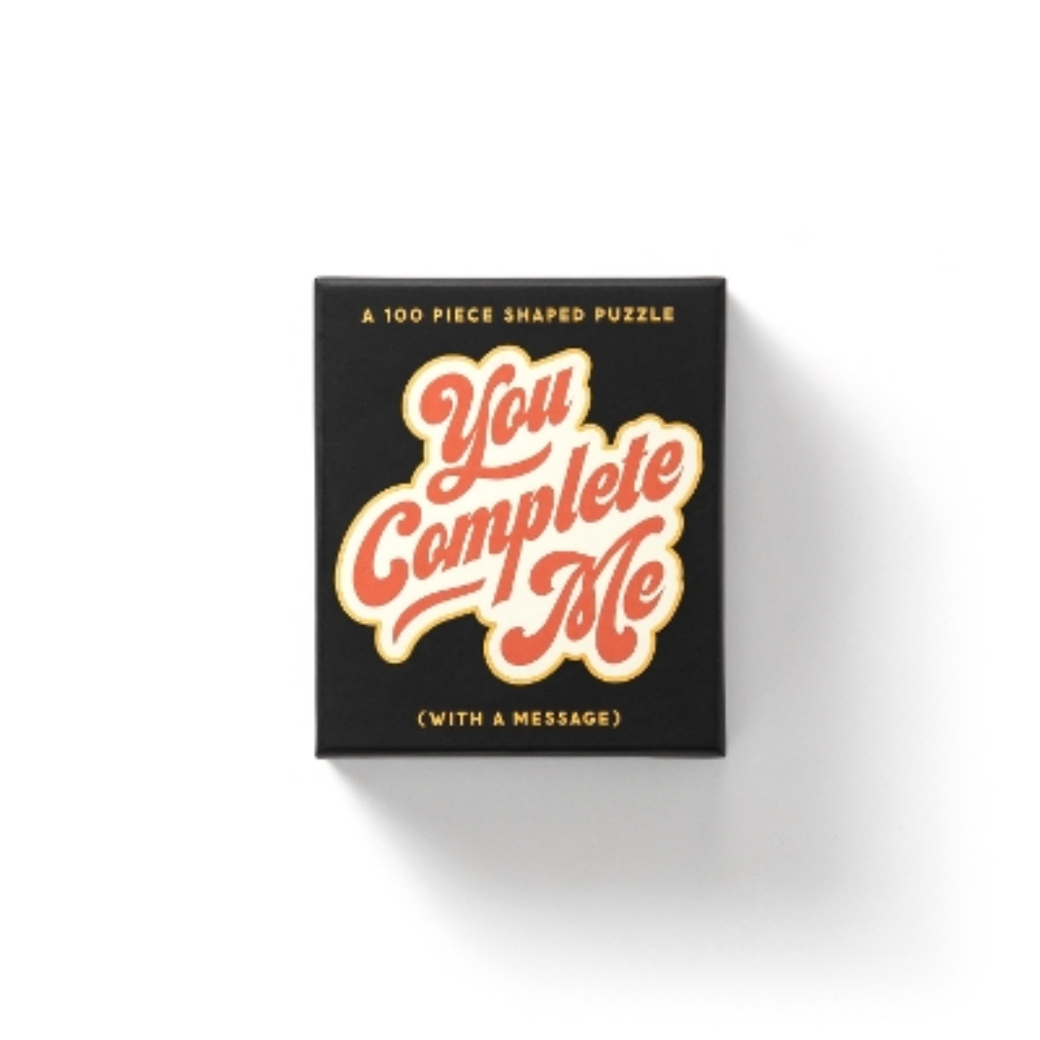 Bild på You Complete Me 100 Piece Mini Shaped Puzzle