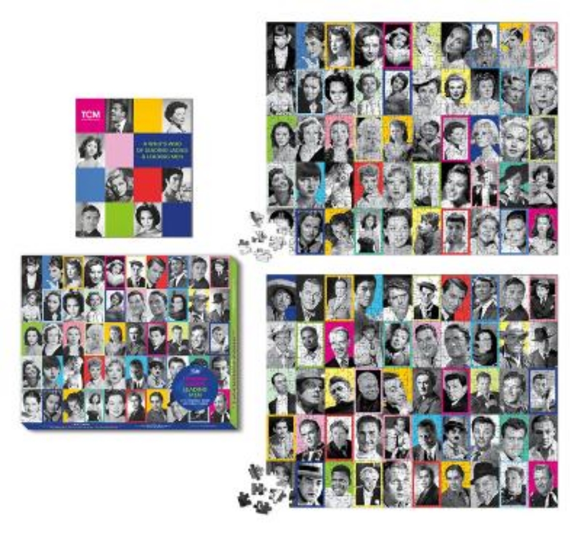 Bild på Turner Classic Movies: Leading Ladies/Leading Men 2-in-1 Doubled-Sided 500-Piece Puzzle