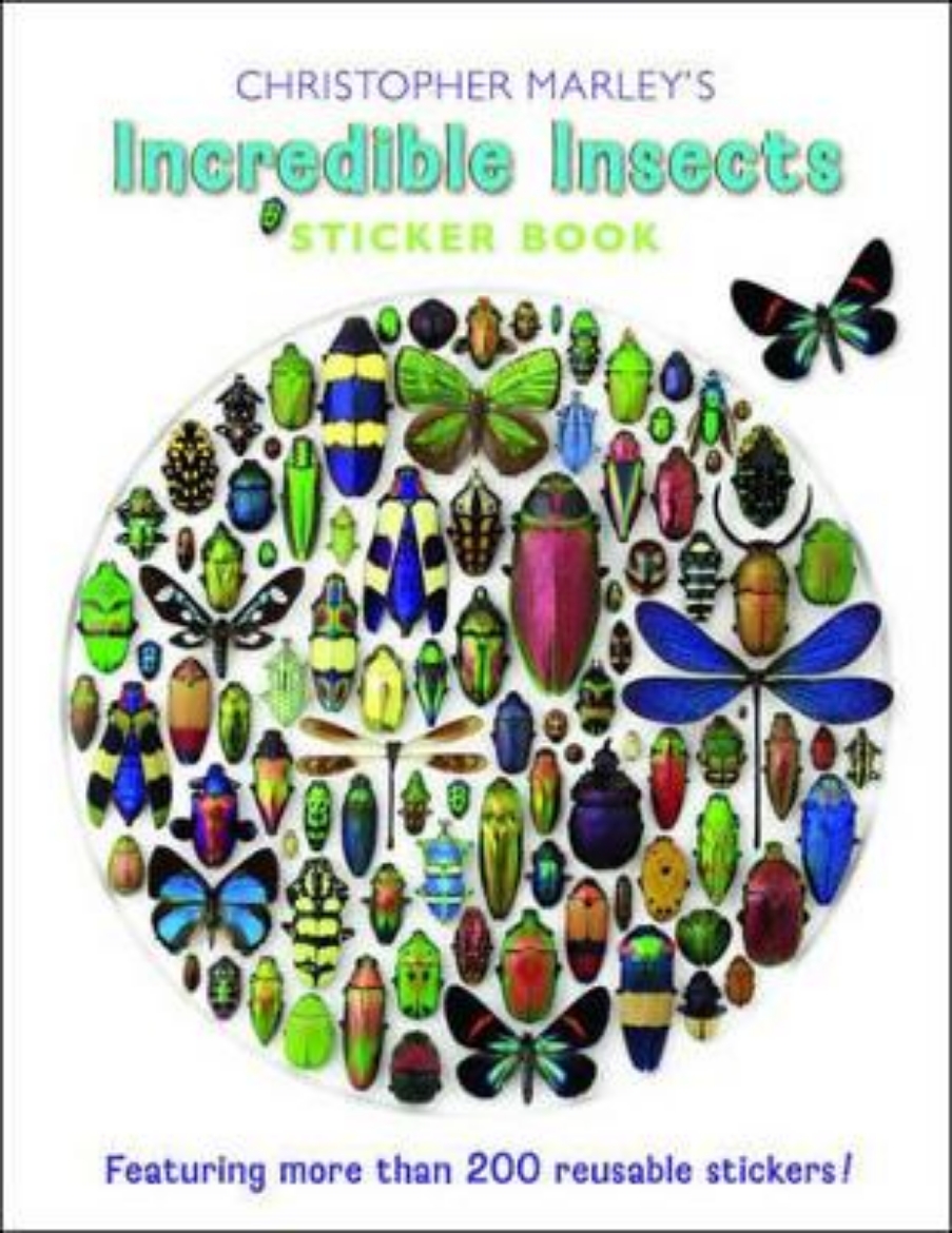 Picture of Christopher marleys incredible insects sticker book bs004