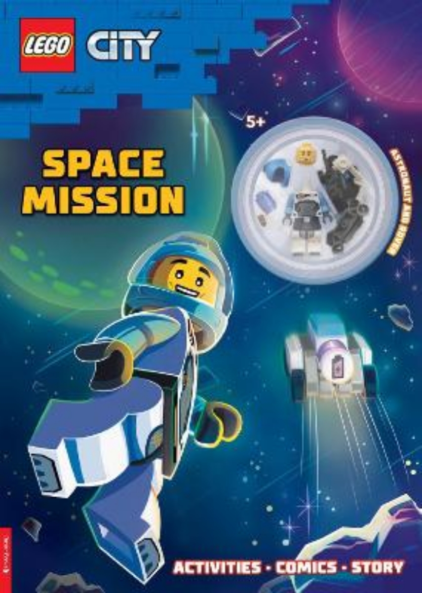 Picture of LEGO® City: Space Mission Activity Book (with astronaut LEGO minifigure and rover mini-build)