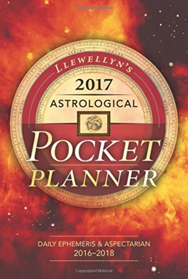 Picture of Llewellyns 2017 astrological pocket planner - daily ephemeris and aspectari