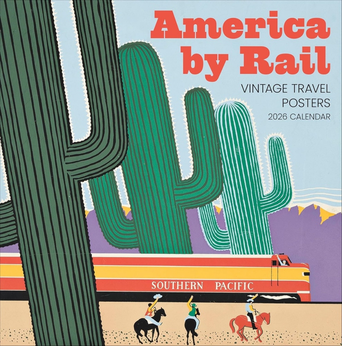 Picture of America by Rail: Vintage Travel Posters : 2026 Wall Calendar