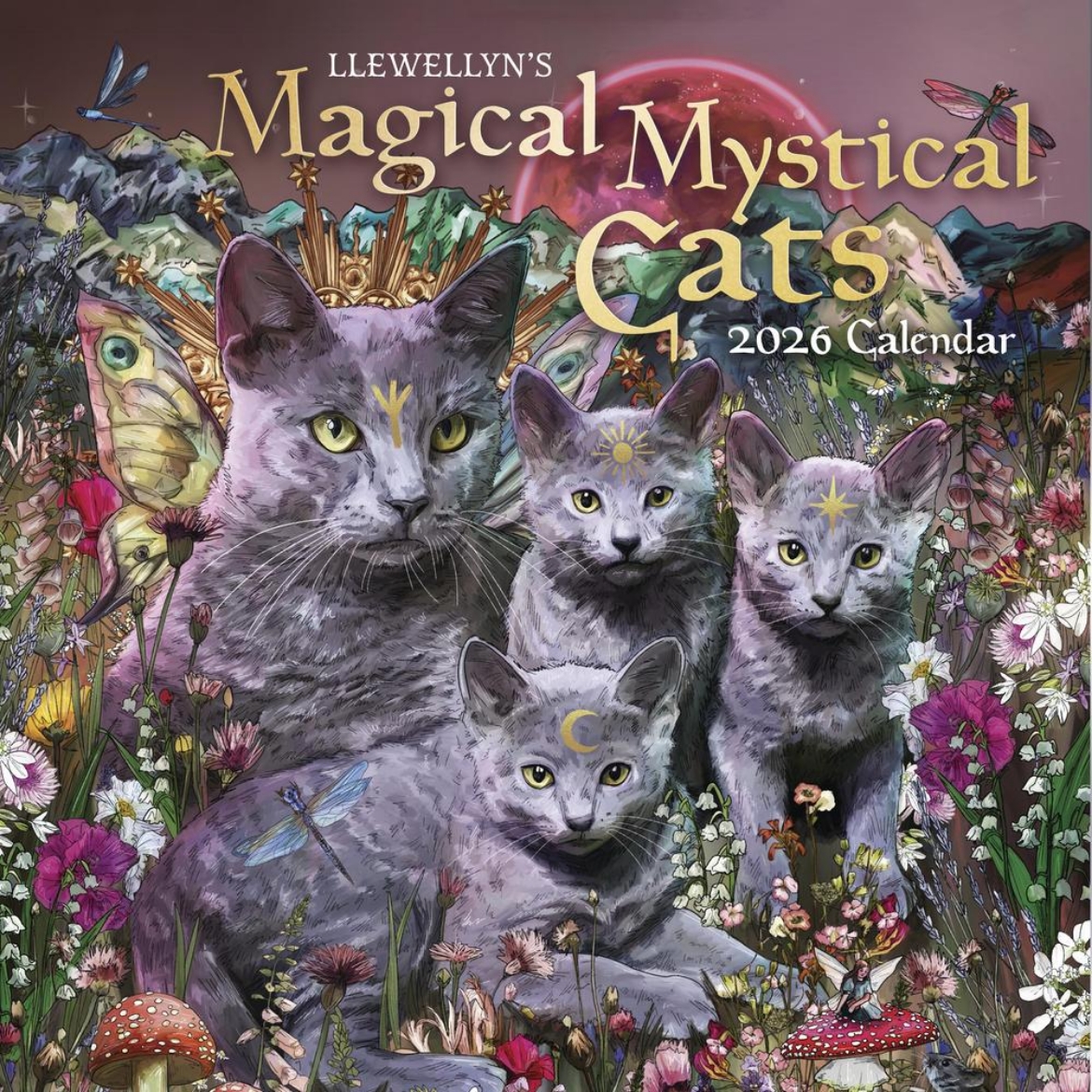 Picture of Llewellyn's 2026 Magical Mystical Cats Calendar