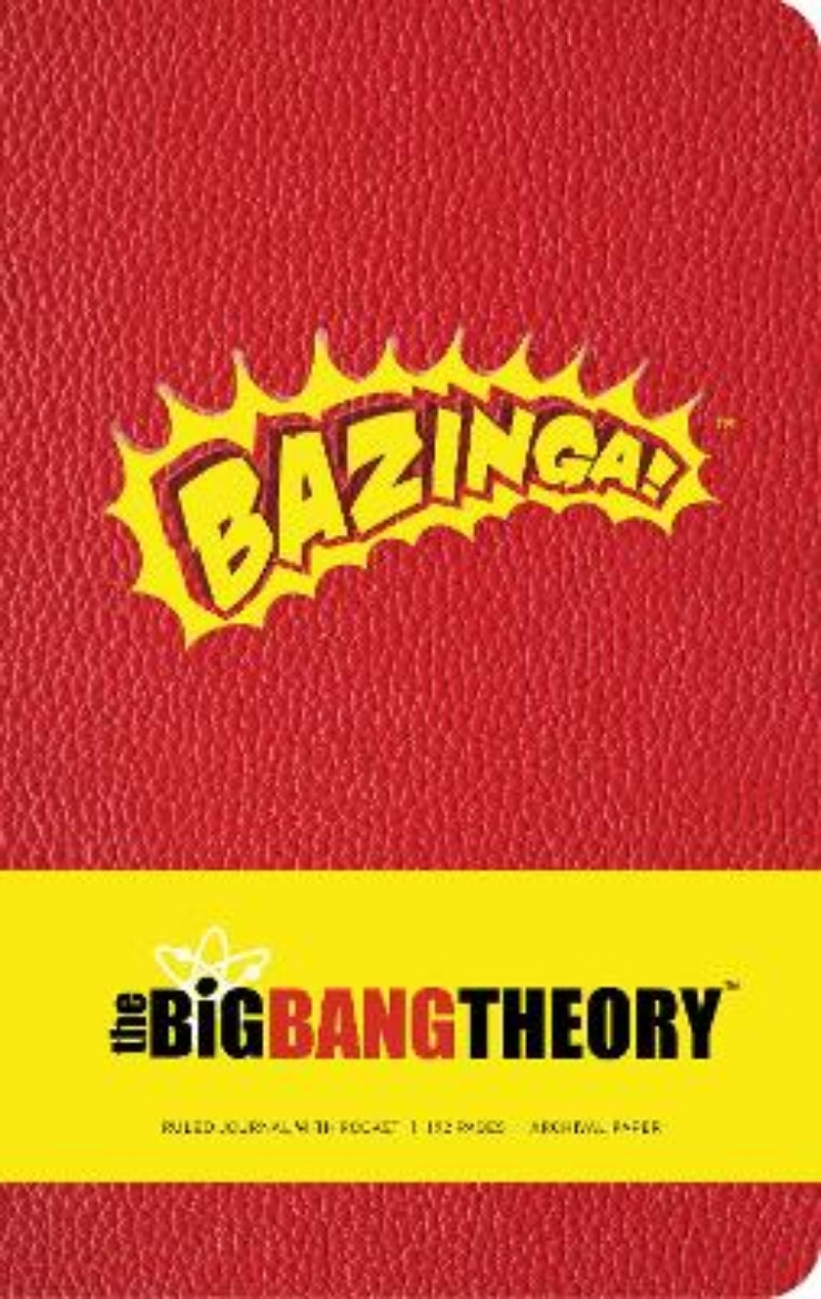 Picture of Big bang theory hardcover ruled journal