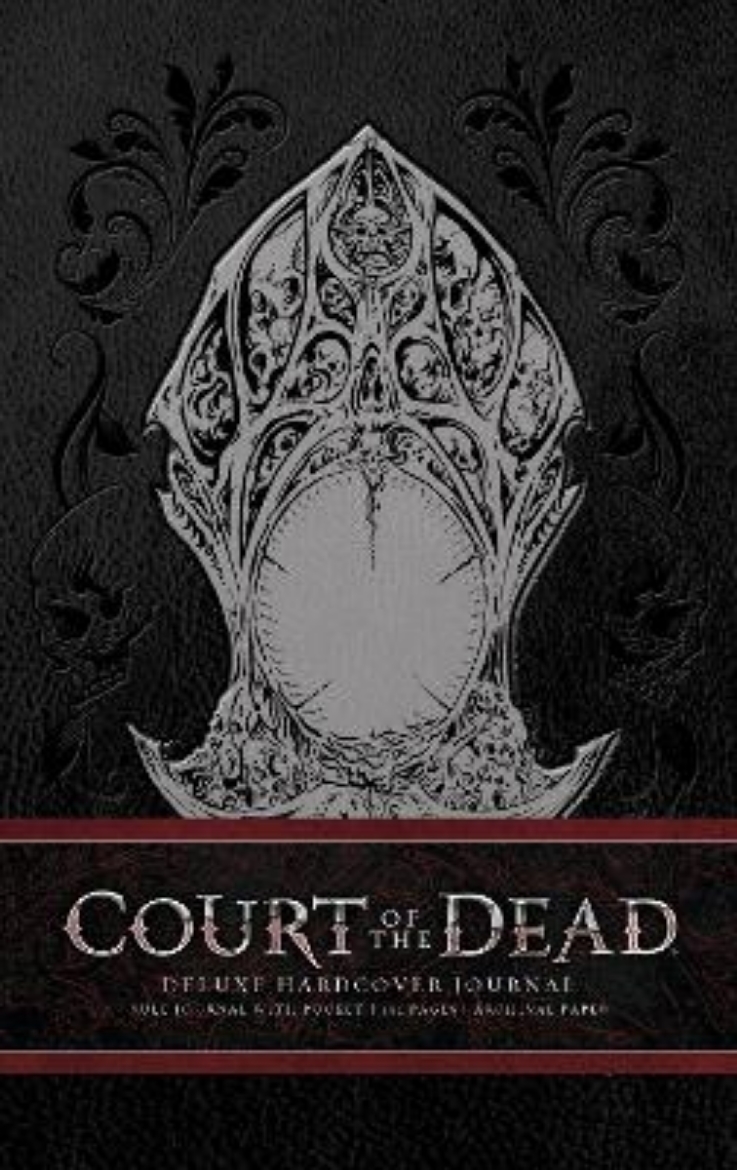 Picture of Court of the dead hardcover ruled journal
