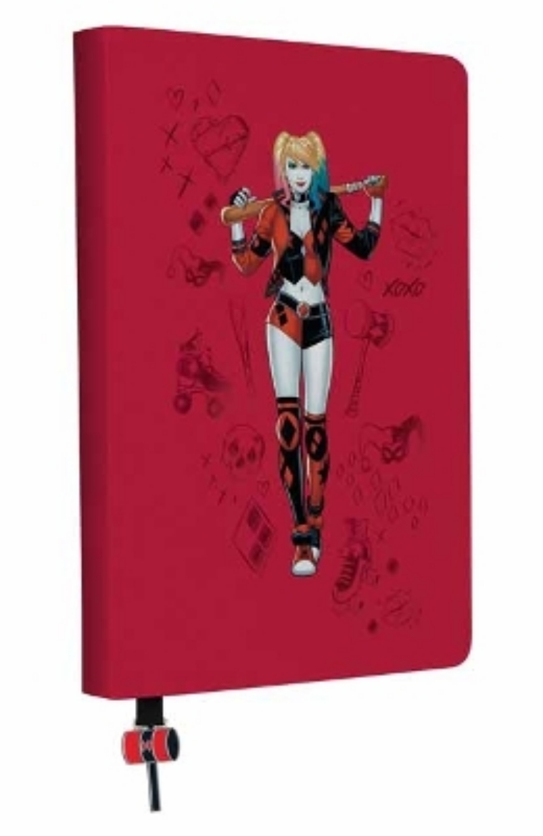 Picture of DC: Harley Quinn Journal with Ribbon Charm