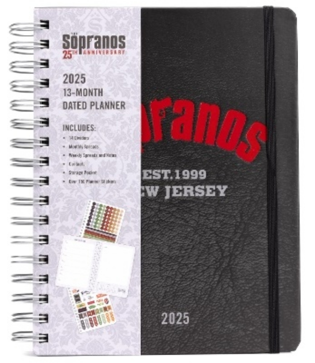 Picture of 2025 The Sopranos 13-Month Weekly Planner